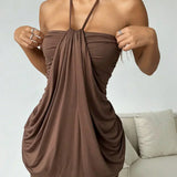 Kate | Chocolate Short Dress