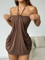Kate | Chocolate Short Dress