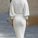 Marian | Cowl-Neck Cocktail Dress