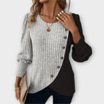 Two-Tone Button Jumper