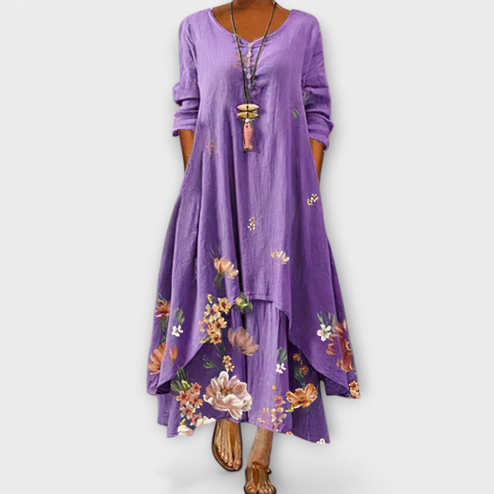 Millie | Stylish Dress Lavender Field, photo studio