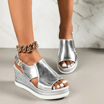 Meadow | Women's Stylish Metallic Sandals
