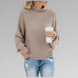 Orange High-Neck Jumper