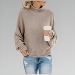 Orange High-Neck Jumper