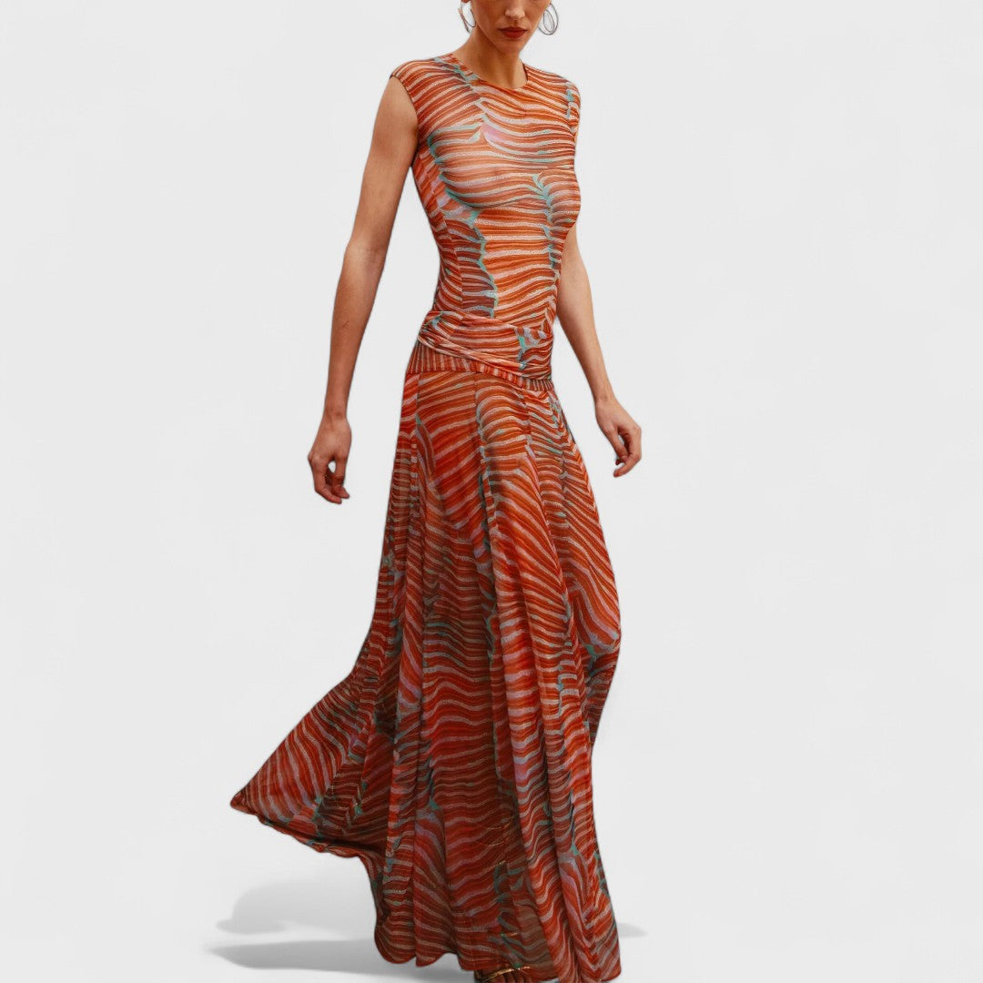 Martine | Elegant Dress with Bodysuit
