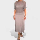 Claudia | Summer Dress with Woven Bodice