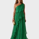 Talia | Maxi Dress with Cascading Ruffles