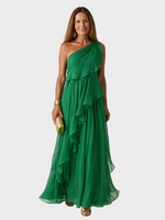Talia | Maxi Dress with Cascading Ruffles