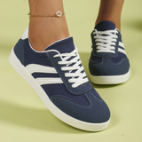 Kenzie | Everyday Laced Sneakers with a Flat Sole