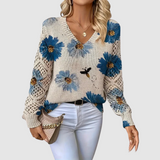 Daisy Openwork Sleeve Jumper