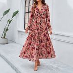 Hester | Elegant Floral Print Dress