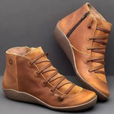 Elija | Waterproof Ankle Boots with Criss-Cross Laces