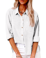 Martina | Oversized Shirt with Chest Pocket