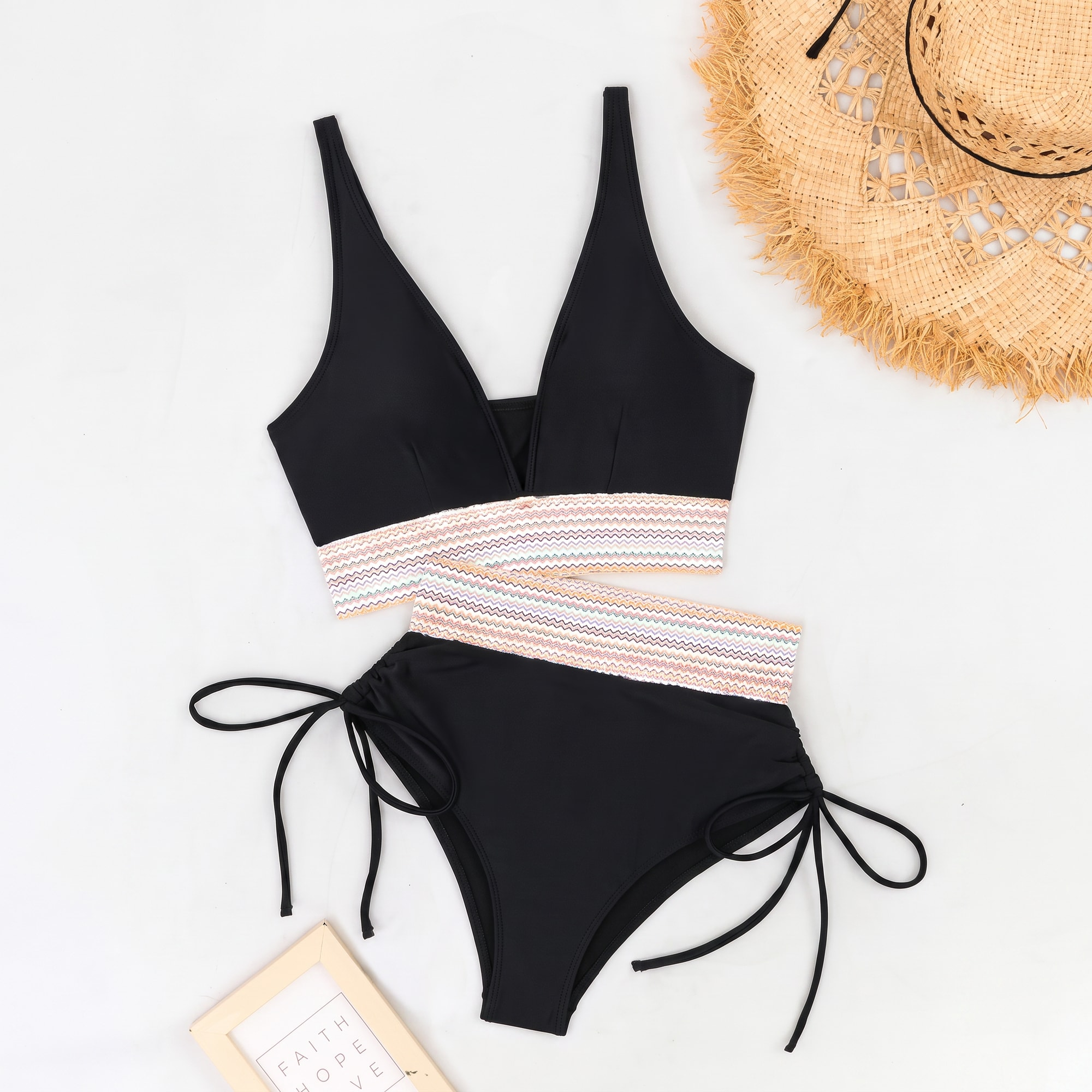 Elegant High-Rise Bikini Set