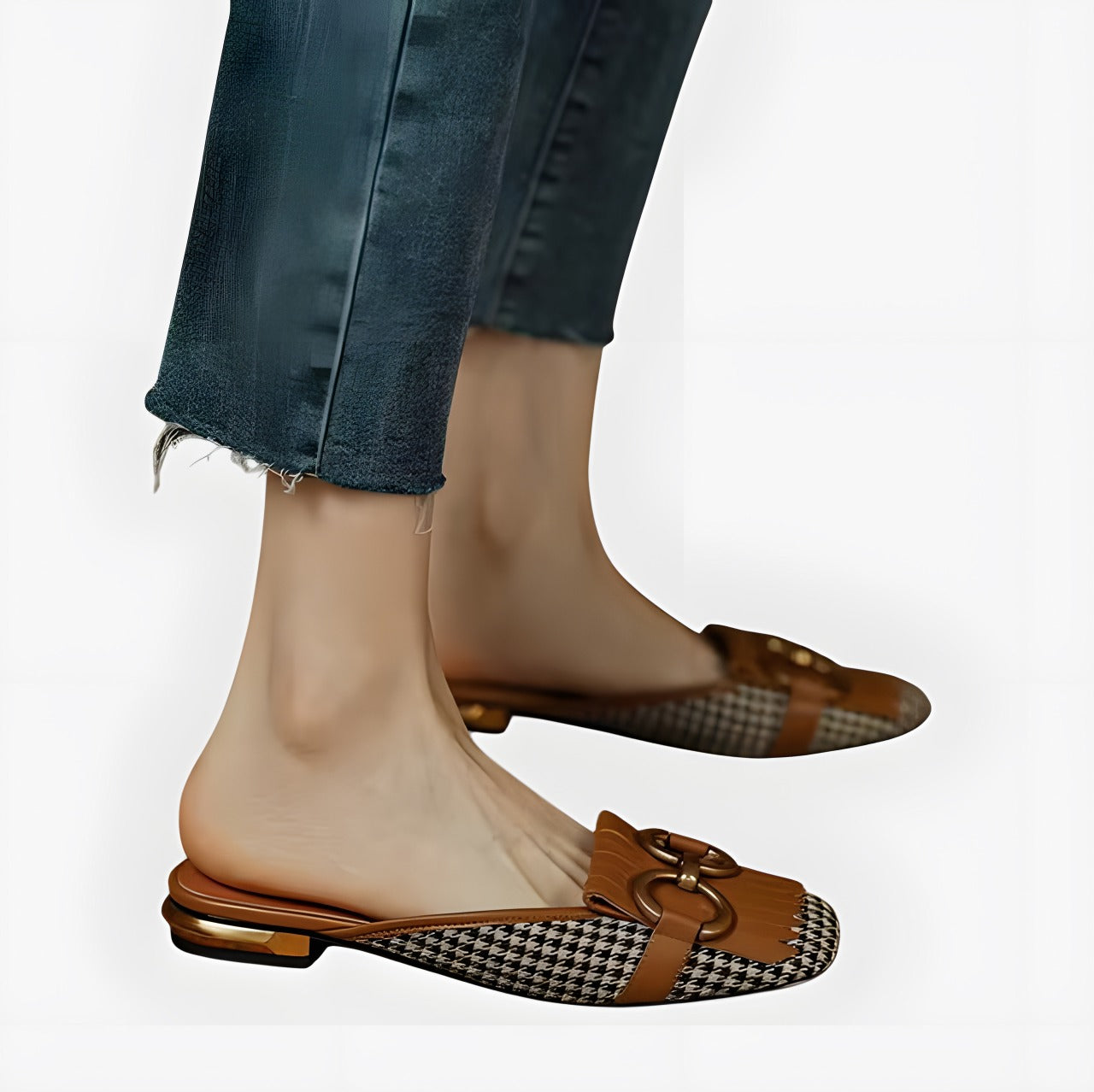 Indira | Women's Comfortable Orthopaedic Sandals Brown, photo studio