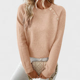 Asymmetric Button Jumper