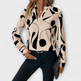 Gwendolen | Elegant V-Neck Blouse
