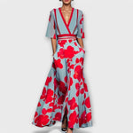 Elise | Floral Dress with Elegant Sleeves