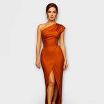 Elegant Asymmetric Evening Dress