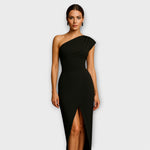 Elegant Asymmetric Evening Dress