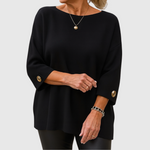 Cream Three-Quarter Sleeve Jumper