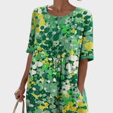 Elena | Light and Flowy Floral Midi Dress