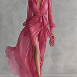 Amelia | Flowy Maxi Dress with Split
