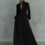 Antonia | Maxi Dress with Pleated Skirt