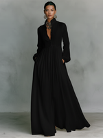 Antonia | Maxi Dress with Pleated Skirt