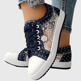 Albertine | Orthopaedic Sneakers with Embroidered Panels