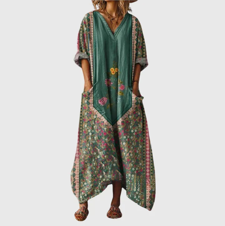 Darcy | Colourful Print Maxi Dress