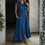 Sleeveless Denim Dress