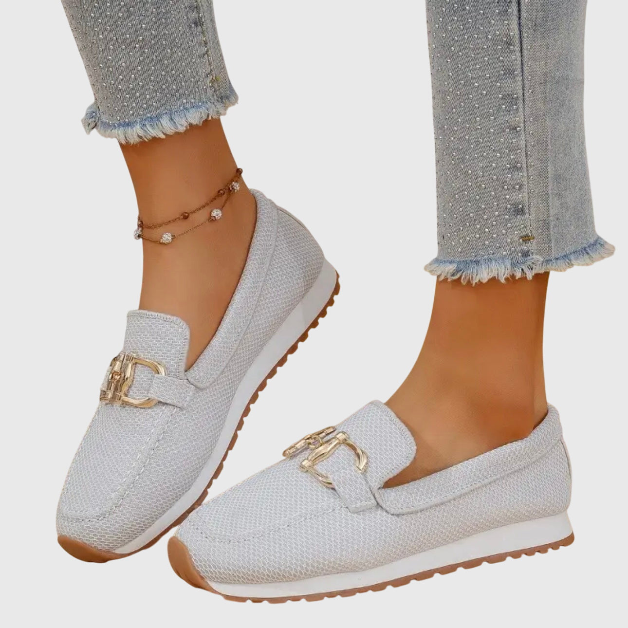Vera Orthopedic Loafer Sneakers Grey, photo studio