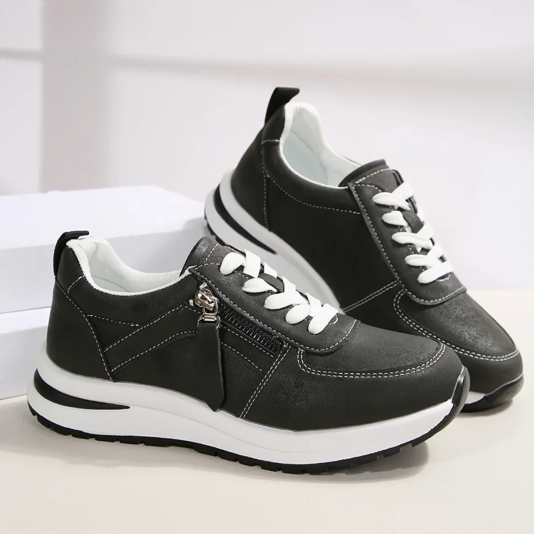 Aleah Orthopedic Comfort Shoes Black, photo studio