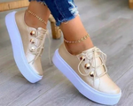 Clover | Platform Sneakers with Stud Details