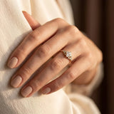 Fiadh | Gold Square Solitaire Ring
