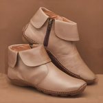 Fallon | Orthopaedic Ankle Boots with a Fold-Over Cuff