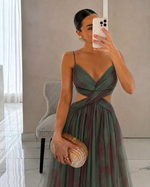 Elvira | Long Flowy Evening Dress