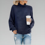 Orange High-Neck Jumper