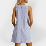 Strapless Ribbed Dress