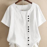 Ursula | Asymmetric Button Blouse