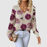 Daisy Openwork Sleeve Jumper