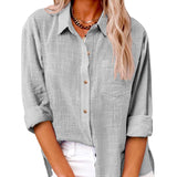 Martina | Oversized Shirt with Chest Pocket