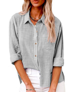 Martina | Oversized Shirt with Chest Pocket