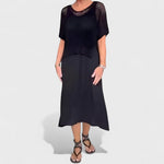 Claudia | Summer Dress with Woven Bodice