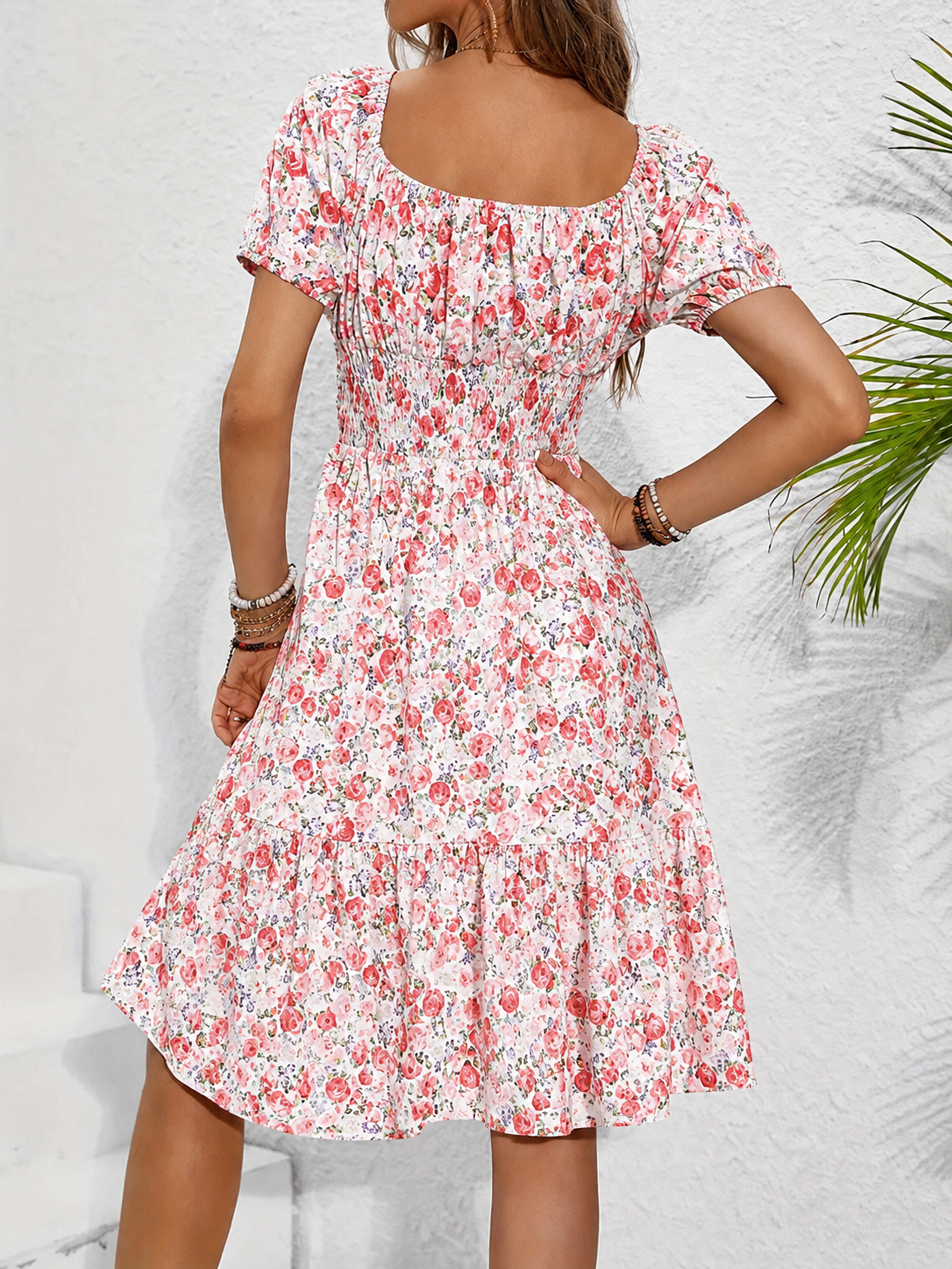 Marcella | Bright Pink Summer Dress