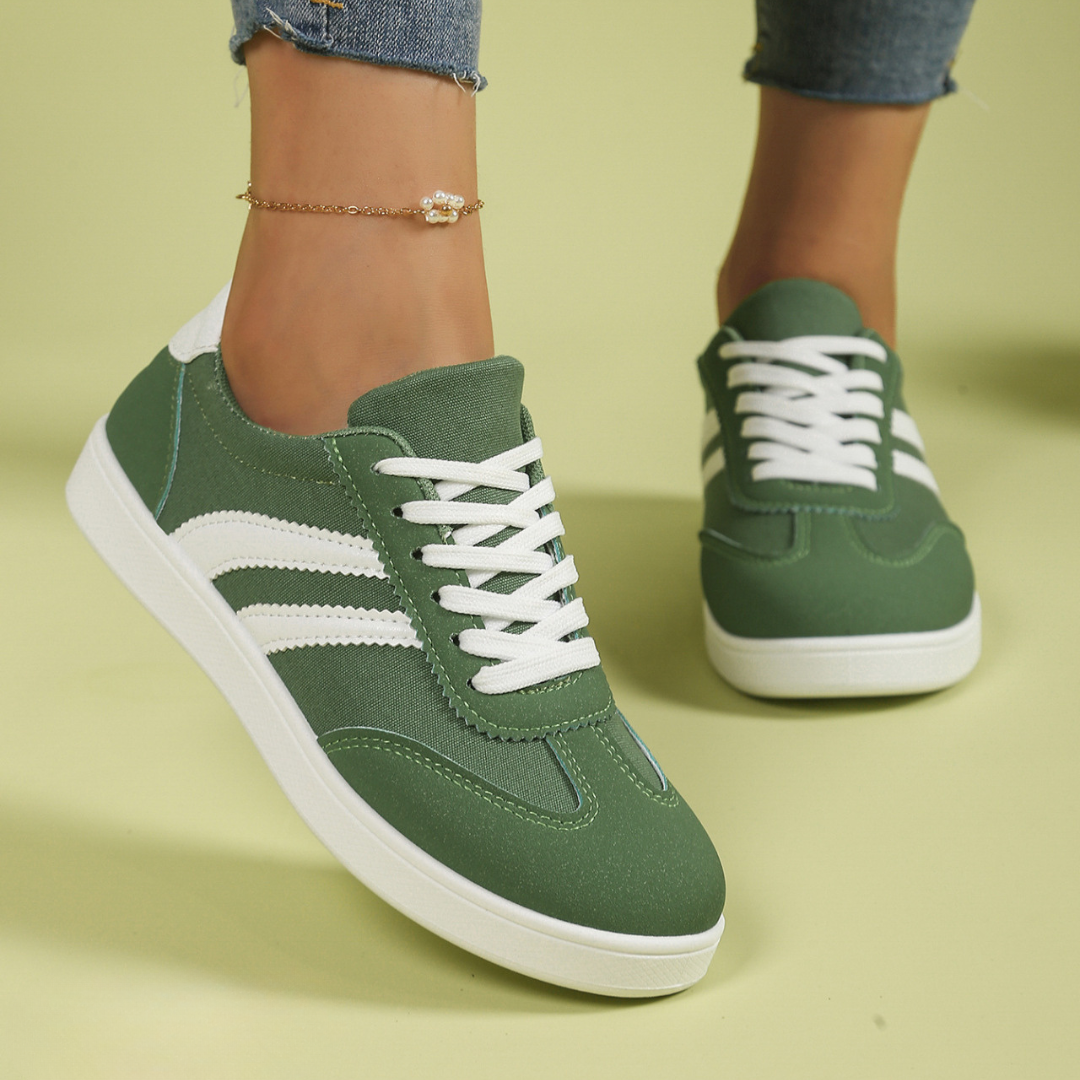 Kenzie Orthopedic Comfort Shoes Green, photo studio
