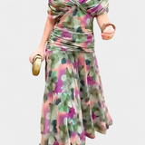 Maddison | V-Neck Floral Maxi Dress