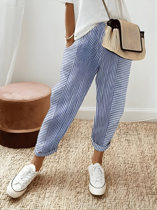 Trousers you can sit down in.