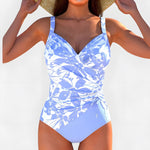 Sophisticated Swimsuit in Rainbow Metallic Stripe